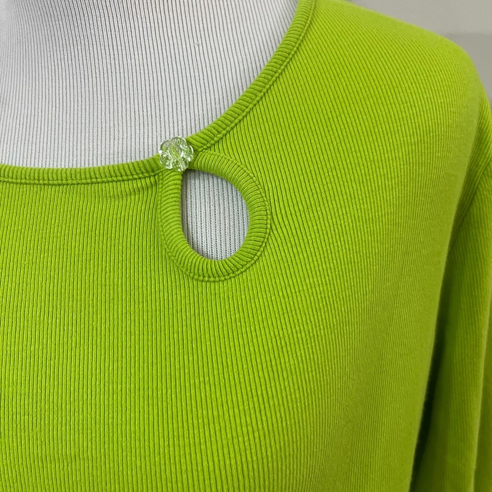 Lilly Pulitzer Lime Green Top - Picture 2 of 4